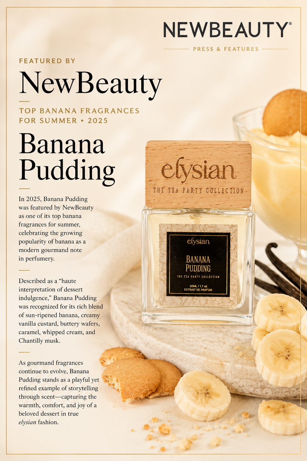 Banana Pudding Feature in NewBeauty
