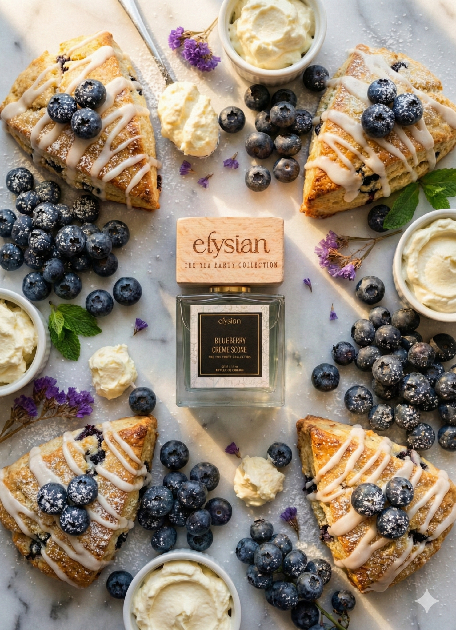 Blueberry Créme Scone - elysian