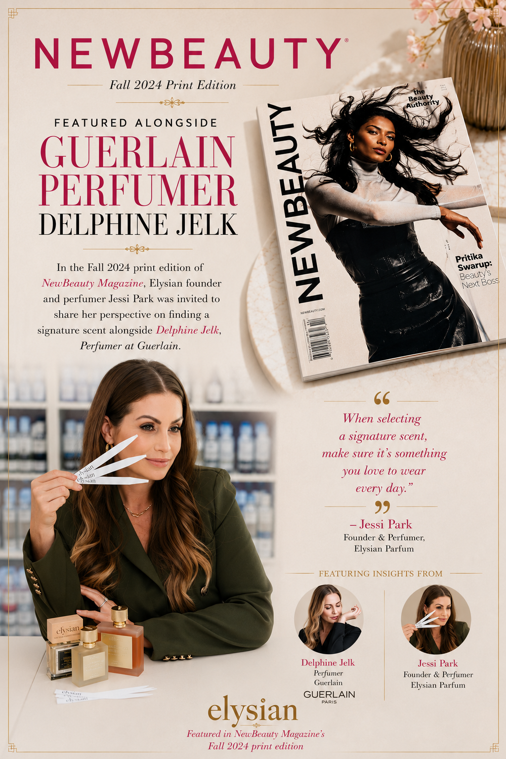Jessi Park featured in New Beauty Magazine