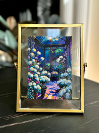 Gold Floating Frame – Showcase Your Scent Card Art - elysian