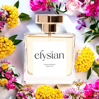 Floral Memoir fragrance with flowers in background