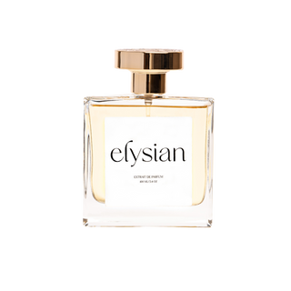 Bottle of Elysian OPUS perfume with background cropped